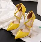 Womens Ankle Strap Elegant Pumps Sandals Pointy Toe High Stiletto Heels Shoes sz