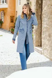 Attention To Me Denim Jacket--BOHO-1025