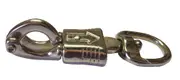 Panic Snap Hook Quick Release Locking Clip Nickel Plated 25mm Swivel Eye