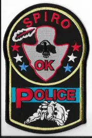 Spiro Police Department, Oklahoma Shoulder Patch V1