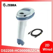 Zebra DS2208 Healthcare USB 2D Wired Barcode Scanner w/ Cable DS2208-HC0000BZZCN