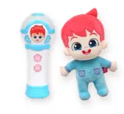 Pinkfong Bebefinn Plush doll +Bebefinn Singing & LED light Micro/EXPRESS