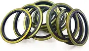 240pcs/Box High Press Hydralic Rubber Oil Pip Bonded Washer Metal Drain Plug Gasket Fit Combined Sealing Ring O-Ring Kit Gasket Washer Seals Assortment Set