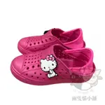 兩隻貓現貨-凱蒂貓洞洞鞋 休閒鞋 三麗鷗 輕量 防水 女童 台灣製 懶人鞋 HELLO KITTY