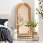Otto Rattan Arch Floor Mirror [MUSLOTTO22]
