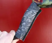 Dust rain cover on a foam grip for metal detectors