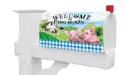Hog Heaven Mailbox Makeover Cover Standard Size