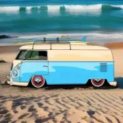 Surfing Van Bus LARGE 5" Vinyl Sticker Decal Surf Surfboard Car Window Laptop