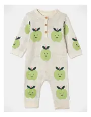 [Jack & Milly] Billie Essential Knit Koala Coverall in Green