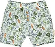 [Sterntaler] Baby Boys' Shorts Printed with Leaves Casual Trousers, Light Turquoise