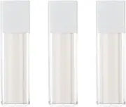 SEWACC 3pcs Terrarium Glass Containers Pressing Type Bottle Lotion Bottle Vacuum Pump Bigger Glass Cream Bottle Little Containers with Lids Empty Lotion Travel Cosmetic Plastic