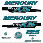 Fits Mercury 225hp ProXS 2013+ Style Decals - Teal