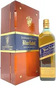 Johnnie Walker Blue Label Wooden Gift Box 750mL (VINTAGE)