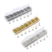 Jewellery Making Kit Open Jump Rings Keyrings Lobster Clasps Earring Hooks Crimp
