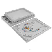 Flocked Bead Board DIY Bracelet Beading Jewelry Making Organizer Tray ga