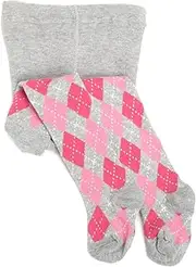 [Jefferies Socks] LLC Baby-Girls Newborn Argyle Tight