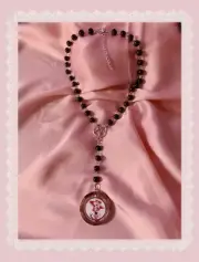 Hazbin Hotel Lucifer Morningstar Rosary Goth Visual Kei Lolita Choker Necklace