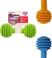 Rosewood Cyber Rubber Dumbbell Dog Toy, Assorted