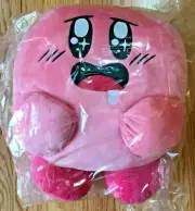 NWT Kirby of the Stars 14" Panic Face Comic Stuffed Plush Toy Doll Toreba SK JPN