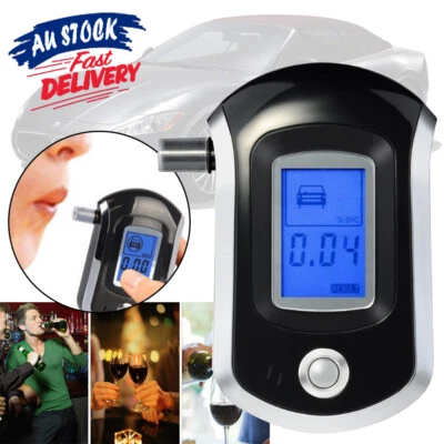 Alcohol Breathalyser Personal Breath Tester Portable Digital Breathtester LCD