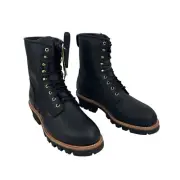 Chippewa Paladin Black Oiled 8" Waterproof Plain Steel Logger Boots Size 10W