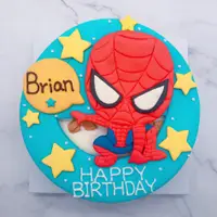 在飛比找蝦皮購物優惠-蜘蛛人造型蛋糕推薦，SPIDER MAN卡通生日蛋糕宅配