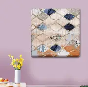 Geometric Pattern Stretched Canvas Print