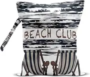 [CVYW] Wet Dry Bag Wet Bag for Swimsuit Dirty Yoga Gym Clothes Diaper Camping Beach Poor Travel Summer Essential Vacation Holiday Summer Vibes Coast