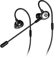 SteelSeries Tusq In-Ear 3.5mm AUX Mobile Gaming Headset for Mobile Devices - Dual Microphone with Detachable Boom Mic - Ergonomic Suspension Design Earphones