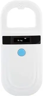 BHDD Pet Microchip Scanner, 134.2KHz Handheld Portable Animal Chip Reader, Universal Animal RFID Reader, Rechargeable, Backlight Screen, Supports ISO 11784/85/FDX-B/EMID RFID for Pet