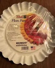 Flan Quiche Pan 10 Inch Baking Bundt White New