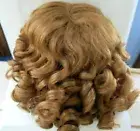 SIZE 9 DOLL WIG AUBURN ANTIQUE MODERN NEW SYNTHETIC MOHAIR PAIGE