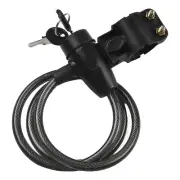 Bike Bicycle Lock Chain Key Cycling Security Wire Trolly High Strength