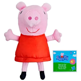 【孩之寶】 兒童玩具 粉紅豬小妹 佩佩豬 咯咯笑佩佩絨毛娃娃