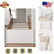 Space-Saving 76" Mesh Pet Gate with Dual Lock - Ideal for Indoor/Outdoor Use
