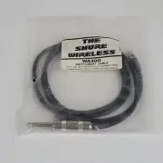 Shure Wireless WA300 Instrument Cable For Use With Body Unbalanced 1/4" to XLR