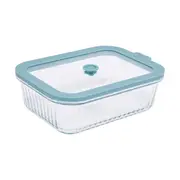 1.4L Ribbed Glass Container