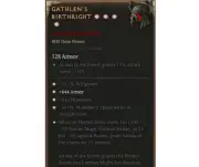 Diablo 4 S8 Gathlen's Birthright 4GA 33 Unique Helm Item Druid Gear Equipment