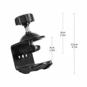 Heavy Duty Support C Clamp Clip Desktop Mount Holder Light Stand Boom Bracket