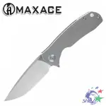 MAXACE 平衡 2021 灰鈦噴砂柄緞面 / M390鋼 / FLIPPER折刀 / MBL101【詮國】