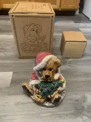 1997 "Grenville The Santa Bear" (Lt. Ed. - #390003) (Boyd's Bears Cookie Jar)