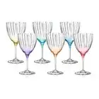 Elegant and Modern Kate Optic Design Wine Glasses - 13 oz Glasses, Set of 6