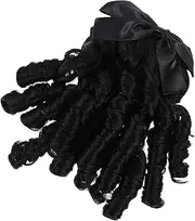 AUTSUPPL Women's Ponytail Extension Wig Long Retro Curly Hairpiece Comfort Fit for Party and Daily Use