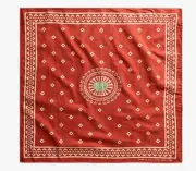 RRL Ralph Lauren Made in Japan Faded Red Concho Print Cotton Bandanna