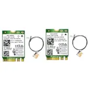 2PCS 8260 8260NGW WiFi Card+Antenna 2.4G/5Ghz 867M Bluetooth 4.2 NGFF M.28152