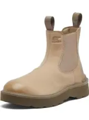 Sorel Women Hi-Line Chelsea Boots In Omega Taupe/major Size 5 NWB