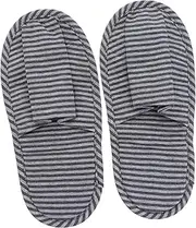1 Pair Portable Business Travel Hotel Ultra-light Slippers Folding Slippers Bulk Slippers for Guests Foldable Travel Slippers Pedicure Home Slippers Fleece Spa Cotton