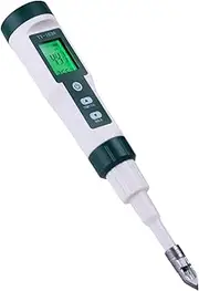 Digital PH Meter | PH Tester for Water | Precision Water Quality Tester | Food and Temp Test Kit for and Bread | Portable pH Monitor for Water, Aquarium, Canning