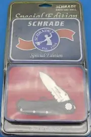 Schrade USA SLW2 “Lake & Walker” Collaboration Lockback Knife-Clampac- #2