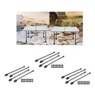 4 Pieces Folding Table Legs Heavy Duty Stable for Kitchen Living Room Bench